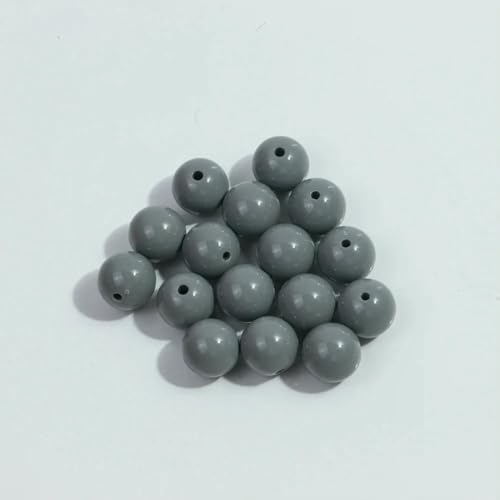 50 g/Los Acryl 4/5/8/10/12/14/16 mm Bunte runde Abstandshalter-lose Perle für DIY-Armband, Halskette, Kette, Schmuckherstellung, Zubehör-Dunkelgrau-5 mm, 50 g, ca. 700 Stück 50 g/Los Acryl 4/5/8/10/12/14/16 mm Bunte runde Abstandshalter-lose Perle für DIY-Armband, Halskette, Kette, Schmuckherstellung, Zubehör-Dunkelgrau-5 mm, 50 g, ca. 700 Stück von ZFISH