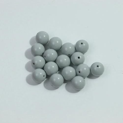 50 g/Los Acryl 4/5/8/10/12/14/16 mm Bunte runde Abstandshalter-lose Perle für DIY-Armband, Halskette, Kette, Schmuckherstellung, Zubehör-Hellgrau-8 mm, 50 g, ca. 160 Stück 50 g/Los Acryl 4/5/8/10/12/14/16 mm Bunte runde Abstandshalter-lose Perle für DIY-Armband, Halskette, Kette, Schmuckherstellung, Zubehör-Hellgrau-8 mm, 50 g, ca. 160 Stück von ZFISH