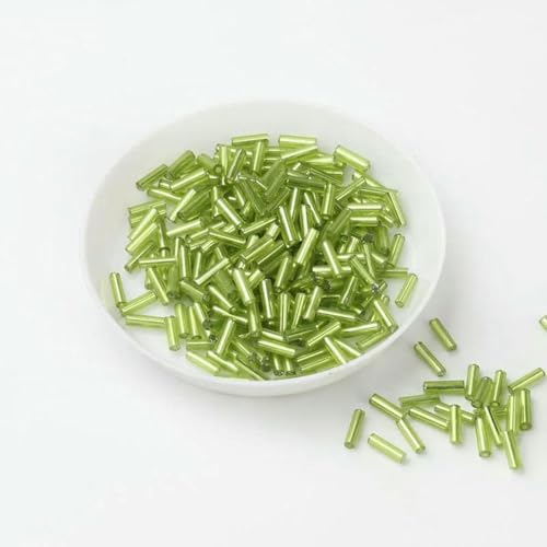 500 g/Packung, 6 mm, Silberkern, tschechische Glasperlen, Röhre für Schmuck, Kleidungszubehör, Perlen für Kleidung, Hellgrün 500 g/Packung, 6 mm, Silberkern, tschechische Glasperlen, Röhre für Schmuck, Kleidungszubehör, Perlen für Kleidung, Hellgrün von ZFISH