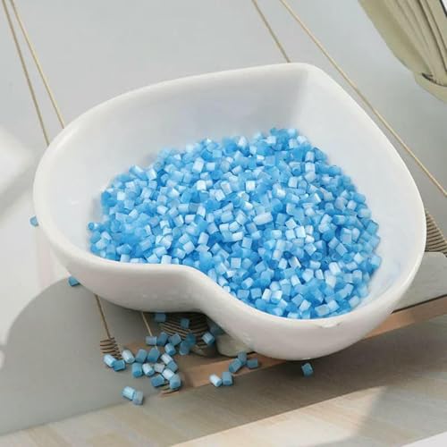 720 Stück 2 mm matte tschechische Glasperlen 11/0, mattierte Rocailles-Perlen, Röhren, DIY-Armband, Halskette für die Schmuckherstellung, Kleiderzubehör, 011 Seeblau von ZFISH
