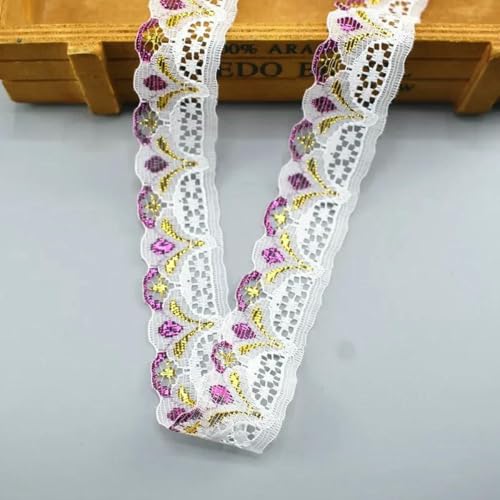 9,1 m Spitzenband, 28 mm Breite, für Kleidung, Schmuck, bestickter weißer Spitzenbesatz, Stoff, Nähzubehör, Dekoration, Applikation, Rose, 9,1 m 9,1 m Spitzenband, 28 mm Breite, für Kleidung, Schmuck, bestickter weißer Spitzenbesatz, Stoff, Nähzubehör, Dekoration, Applikation, Rose, 9,1 m von ZFISH