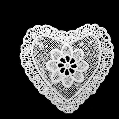 9 Arten Herz Gestickte Blumen Dreidimensionale Hohlstickerei Patch Weißer Kragen Stoffbesatz DIY Stickerei Spitze Stoff-Typ 8 9 Arten Herz Gestickte Blumen Dreidimensionale Hohlstickerei Patch Weißer Kragen Stoffbesatz DIY Stickerei Spitze Stoff-Typ 8 von ZFISH