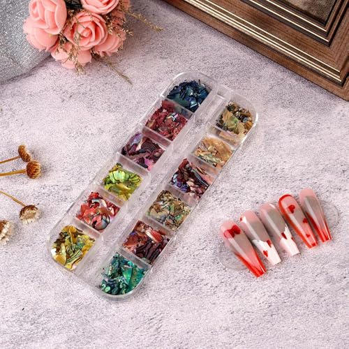 Gemischte 3D-Nagelkunst mit unregelmäßigen Abalone-Muschelscheiben, bunte, unregelmäßige Muschel-Nagelkunstflocken, UV-Gel-Maniküre-Pailletten-14 Gemischte 3D-Nagelkunst mit unregelmäßigen Abalone-Muschelscheiben, bunte, unregelmäßige Muschel-Nagelkunstflocken, UV-Gel-Maniküre-Pailletten-14 von ZFISH