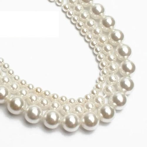 Großhandel Natürliche weiße Muschelkernperlen, runde lose Perlen zur Schmuckherstellung, Halsbandherstellung, DIY-Armband, Schmuck, 2/3/4/6/8/mm, 15''-10mm, 36 Stück Perlen Großhandel Natürliche weiße Muschelkernperlen, runde lose Perlen zur Schmuckherstellung, Halsbandherstellung, DIY-Armband, Schmuck, 2/3/4/6/8/mm, 15''-10mm, 36 Stück Perlen von ZFISH