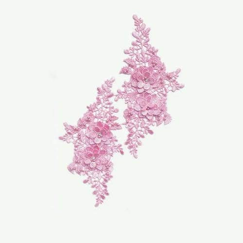 Mehrfarbiges Paar Blumenausschnitt ABS Perlen 3D Strass Stickerei Spitze Kleid Stoff DIY Nähen Hochzeit Applikation Zubehör-YL2396 Mehrfarbiges Paar Blumenausschnitt ABS Perlen 3D Strass Stickerei Spitze Kleid Stoff DIY Nähen Hochzeit Applikation Zubehör-YL2396 von ZFISH