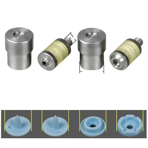 Metallstempel für Druckknöpfe, Handstanzmaschine, Form für Lederhandwerk, Kleidung, Taschen, Nähzubehör, YKJMJ-PT09 von ZFISH
