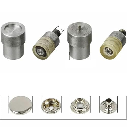 Metallstempel für Druckknöpfe, Handstanzmaschine, Form für Lederwaren, Kleidung, Taschen, Nähzubehör, YKJMJ-201-20 mm von ZFISH