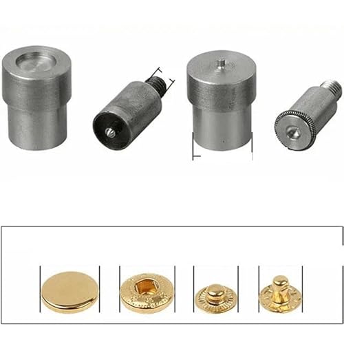 Metallstempel für Druckknöpfe, Handstanzmaschine, Form für Lederwaren, Kleidung, Taschen, Nähzubehör, YKJMJ-633 Metallstempel für Druckknöpfe, Handstanzmaschine, Form für Lederwaren, Kleidung, Taschen, Nähzubehör, YKJMJ-633 von ZFISH