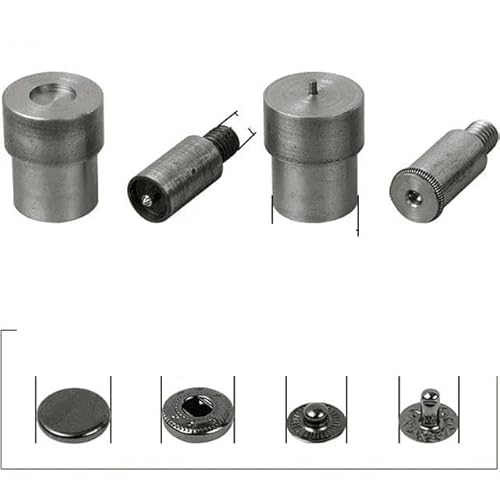 Metallstempel für Druckknöpfe, Handstanzmaschine, Form für Lederwaren, Kleidung, Taschen, Nähzubehör, YKJMJ-655 Metallstempel für Druckknöpfe, Handstanzmaschine, Form für Lederwaren, Kleidung, Taschen, Nähzubehör, YKJMJ-655 von ZFISH