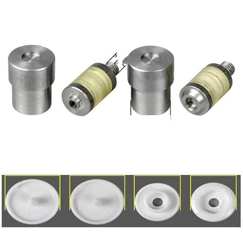 Metallstempel für Druckknöpfe, Handstanzmaschine, Form für Lederwaren, Kleidung, Taschen, Nähzubehör, YKJMJ-PT5K von ZFISH
