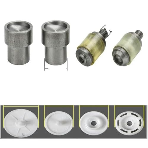 Metallstempel für Druckknöpfe, Handstanzmaschine, Form für Lederwaren, Kleidung, Taschen, Nähzubehör, YKJMJ-PT8K Metallstempel für Druckknöpfe, Handstanzmaschine, Form für Lederwaren, Kleidung, Taschen, Nähzubehör, YKJMJ-PT8K von ZFISH