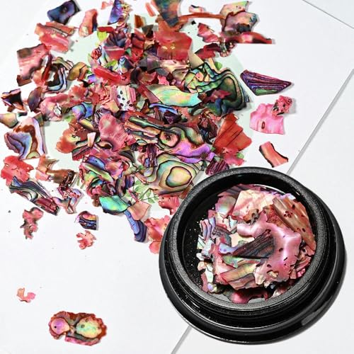 Natürliche Abalone-Muschelscheiben, Nagelkunst-Dekorationen, 3D-unregelmäßige Muschelsteinflocken, Charms, Fragment, Nagelzubehör-05 Natürliche Abalone-Muschelscheiben, Nagelkunst-Dekorationen, 3D-unregelmäßige Muschelsteinflocken, Charms, Fragment, Nagelzubehör-05 von ZFISH