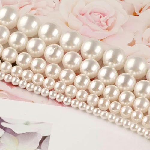 Natürliche weiße Muschelkernperlen, runde lose Perlen zur Schmuckherstellung, Halsbandherstellung, DIY-Armband, Schmuck, 2/3/4/6/8/mm, Großhandel, 15''-4,0 mm, 91 Stück Perle Natürliche weiße Muschelkernperlen, runde lose Perlen zur Schmuckherstellung, Halsbandherstellung, DIY-Armband, Schmuck, 2/3/4/6/8/mm, Großhandel, 15''-4,0 mm, 91 Stück Perle von ZFISH