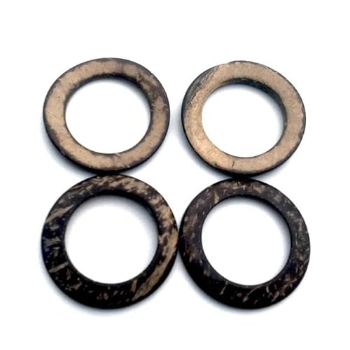 Natürlicher, umweltfreundlicher Kokosnussschalen-Holzknopf/Basteln für Kleidung, 2 Löcher, Kinder, Scrapbook, dekoratives Nähzubehör, 45 mm, 10 Stück Natürlicher, umweltfreundlicher Kokosnussschalen-Holzknopf/Basteln für Kleidung, 2 Löcher, Kinder, Scrapbook, dekoratives Nähzubehör, 45 mm, 10 Stück von ZFISH