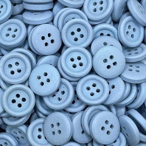 Neue 15 mm 30 Stück/Packung 7 Farben Runder Kinderknopf aus Holz Handgefertigtes Sammelalbum Hochzeitsdekoration Nähzubehör-blau-30 Stück 15 mm Breite Neue 15 mm 30 Stück/Packung 7 Farben Runder Kinderknopf aus Holz Handgefertigtes Sammelalbum Hochzeitsdekoration Nähzubehör-blau-30 Stück 15 mm Breite von ZFISH