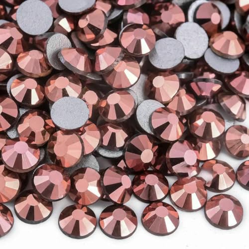 Neue Neon-Hotfix-Strasssteine SS6-SS30, Glas-Flatback-Kristalle, Glitzer-Glas-Strasssteine für Brautkleider, Roségold, SS16-1440 Stück Neue Neon-Hotfix-Strasssteine SS6-SS30, Glas-Flatback-Kristalle, Glitzer-Glas-Strasssteine für Brautkleider, Roségold, SS16-1440 Stück von ZFISH