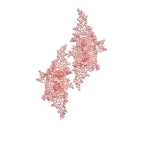 Paar Blumen Polyester Hohlkragen 3D Strass ABS Perle Kleid Wunderschöne DIY Spitze Handwerk Stickerei Applikation-Stil 2397-1D-L Paar Blumen Polyester Hohlkragen 3D Strass ABS Perle Kleid Wunderschöne DIY Spitze Handwerk Stickerei Applikation-Stil 2397-1D-L von ZFISH