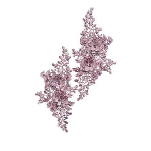 Paar Blumen Polyester Hohlkragen 3D Strass ABS Perle Kleid Wunderschöne DIY Spitze Handwerk Stickerei Applikation-Stil 2398-1D-L Paar Blumen Polyester Hohlkragen 3D Strass ABS Perle Kleid Wunderschöne DIY Spitze Handwerk Stickerei Applikation-Stil 2398-1D-L von ZFISH