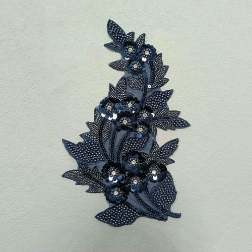 Pailletten stickerei Gaze nagel bohrer Perlen spitze nähen kragen dekoration kleidung einzelne blume-stil 3305-zeigen Pailletten stickerei Gaze nagel bohrer Perlen spitze nähen kragen dekoration kleidung einzelne blume-stil 3305-zeigen von ZFISH