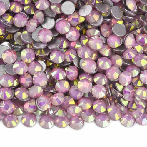 Pink-Serie, nicht Hotfix-Strasssteine SS6–SS30, Nagel-Charm-Art, flache Rückseite, Kristalle, Super-Glitzer-Glas-Strass für Heimwerkerarbeiten, Misty Pink, SS8 – 1440 Pink-Serie, nicht Hotfix-Strasssteine SS6–SS30, Nagel-Charm-Art, flache Rückseite, Kristalle, Super-Glitzer-Glas-Strass für Heimwerkerarbeiten, Misty Pink, SS8 – 1440 von ZFISH