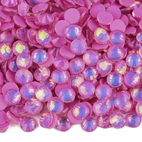 Pink Series Nicht-Hotfix-Strasssteine SS6-SS30 Nagel-Charm-Art Flatback-Kristalle Super-Glitzer-Glas-Strass für Heimwerker-Bastelarbeiten-Rose Mokka Opal-SS30-288PCS-1 Pink Series Nicht-Hotfix-Strasssteine SS6-SS30 Nagel-Charm-Art Flatback-Kristalle Super-Glitzer-Glas-Strass für Heimwerker-Bastelarbeiten-Rose Mokka Opal-SS30-288PCS-1 von ZFISH