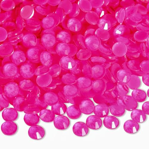 Pink Series Nicht-Hotfix-Strasssteine SS6-SS30 Nail Charm Art Flatback-Kristalle Super-Glitzer-Glas-Strass für DIY-Bastelarbeiten - New Rose Neon-Mix, Größe 1 Pink Series Nicht-Hotfix-Strasssteine SS6-SS30 Nail Charm Art Flatback-Kristalle Super-Glitzer-Glas-Strass für DIY-Bastelarbeiten - New Rose Neon-Mix, Größe 1 von ZFISH