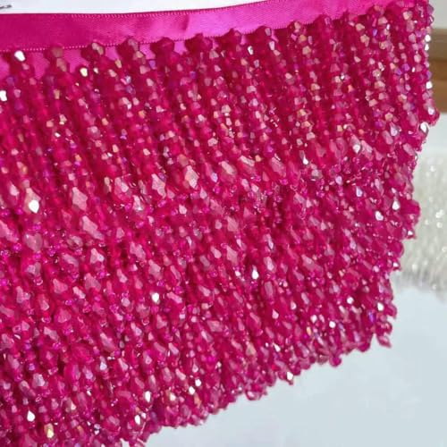 Quasten mit Perlen, Spitzenbesatz in 32 Farben, für Kleidungsstücke, Kleider, Quasten, Spitzendekoration, Schuhe, Ornamente, weiß, schwarz, hängender Perlenvorhang, Schreibtis Quasten mit Perlen, Spitzenbesatz in 32 Farben, für Kleidungsstücke, Kleider, Quasten, Spitzendekoration, Schuhe, Ornamente, weiß, schwarz, hängender Perlenvorhang, Schreibtis von ZFISH