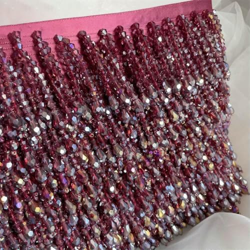 Quasten mit Perlen, Spitzenbesatz in 32 Farben, für Kleidungsstücke, Kleider, Quasten, Spitzendekoration, Schuhe, Ornamente, weiß/schwarz, hängender Perlenvorhang, Schreibtisc Quasten mit Perlen, Spitzenbesatz in 32 Farben, für Kleidungsstücke, Kleider, Quasten, Spitzendekoration, Schuhe, Ornamente, weiß/schwarz, hängender Perlenvorhang, Schreibtisc von ZFISH