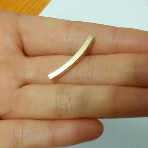 Röhren-Abstandshalter, Perlen, gebogene Kurve, Lederbänder, Schmuckherstellung, Halskettenanhänger, Ösen, Armband, Schmuckset, 3 x 25 mm, KC Gold_a Röhren-Abstandshalter, Perlen, gebogene Kurve, Lederbänder, Schmuckherstellung, Halskettenanhänger, Ösen, Armband, Schmuckset, 3 x 25 mm, KC Gold_a von ZFISH