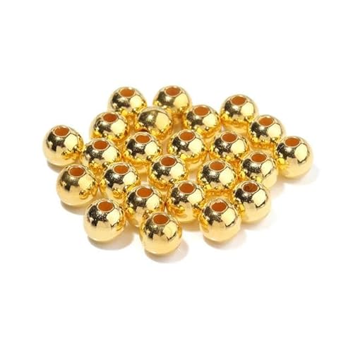Runde ABS-Imitationsperlen, lose Perlen, Acryl-Abstandshalterperle zur Schmuckherstellung, DIY-Armband-Halskette, Gold, 12 mm x 50 Stück Runde ABS-Imitationsperlen, lose Perlen, Acryl-Abstandshalterperle zur Schmuckherstellung, DIY-Armband-Halskette, Gold, 12 mm x 50 Stück von ZFISH