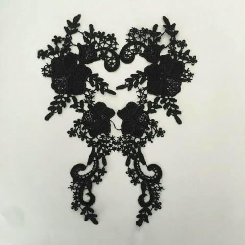 Schwarzer Spitzenkragen DIY Strass Nähen Stickerei Ausschnitt Applikation Kleidung Dekorative Bastelbedarf Zubehör-2D SALE-show Schwarzer Spitzenkragen DIY Strass Nähen Stickerei Ausschnitt Applikation Kleidung Dekorative Bastelbedarf Zubehör-2D SALE-show von ZFISH