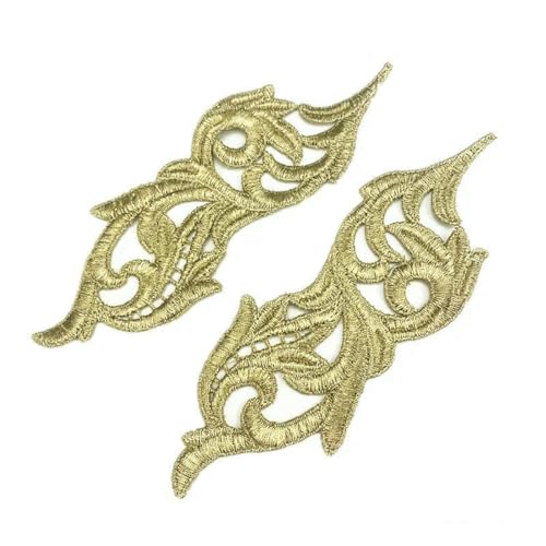 Spiegelpaar Bestickte Patches Goldene Guipure Spitze Nähspitze für Kleid Applikation DIY Braut Kopfschmuck Spitzenkragen JA104-DA002-1 Paar Spiegelpaar Bestickte Patches Goldene Guipure Spitze Nähspitze für Kleid Applikation DIY Braut Kopfschmuck Spitzenkragen JA104-DA002-1 Paar von ZFISH