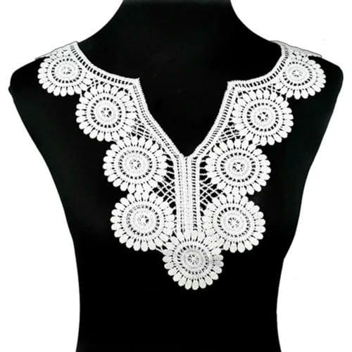 Stück Exquisite Stickerei Venise Ausschnitt Spitze Großer Spitzenkragen Kostümkleid Feine Applikation Motiv Kleidbesatz-BW119 Stück Exquisite Stickerei Venise Ausschnitt Spitze Großer Spitzenkragen Kostümkleid Feine Applikation Motiv Kleidbesatz-BW119 von ZFISH