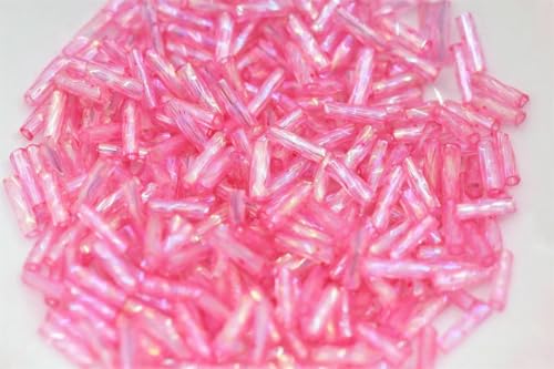 Twist Tube Beads AB Farbe Tschechische Glas gefüttert Bugle Bead Bulk Großhandel Big Bag für Schmuckherstellung Fransen 2x6mm 2x12mm-hellrosa ab-2x6mm 10000 Stück Twist Tube Beads AB Farbe Tschechische Glas gefüttert Bugle Bead Bulk Großhandel Big Bag für Schmuckherstellung Fransen 2x6mm 2x12mm-hellrosa ab-2x6mm 10000 Stück von ZFISH