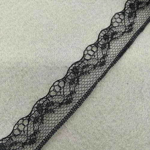 Wunderschönes schwarzes Spitzenband, hochwertiges Bortenband, DIY-Stickerei zum Nähen, Dekoration, afrikanischer Spitzenstoff, 10 Yards/Lot, N1 Wunderschönes schwarzes Spitzenband, hochwertiges Bortenband, DIY-Stickerei zum Nähen, Dekoration, afrikanischer Spitzenstoff, 10 Yards/Lot, N1 von ZFISH