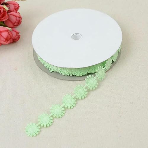 Yards/Los 18 mm Spitzenband Kirschblumenband Bestickter Stoff DIY Hochzeitsdekoration Spitzenbesatz Nähzubehör-R06 grün -5 Yards Yards/Los 18 mm Spitzenband Kirschblumenband Bestickter Stoff DIY Hochzeitsdekoration Spitzenbesatz Nähzubehör-R06 grün -5 Yards von ZFISH
