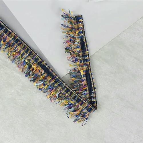 Yards 30 mm Kleidungsstück Stoff Quaste Spitzenbesatz zum Nähen Kleid Kleidungsstück Band Dekor Material X0401-C5-2yards von ZFISH