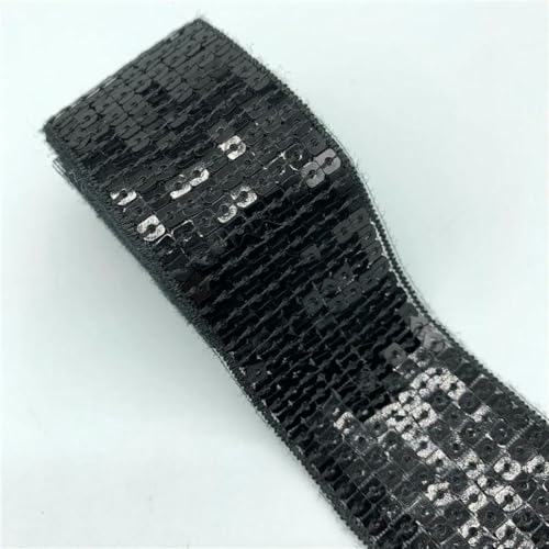Yards 38 mm Paillettenband Spitzenbesatz Pailletten-Nähstoff für Kleider, Kleidung, Kopfschmuck, Brauthochzeit, Nähzubehör-06-5 Yards Yards 38 mm Paillettenband Spitzenbesatz Pailletten-Nähstoff für Kleider, Kleidung, Kopfschmuck, Brauthochzeit, Nähzubehör-06-5 Yards von ZFISH