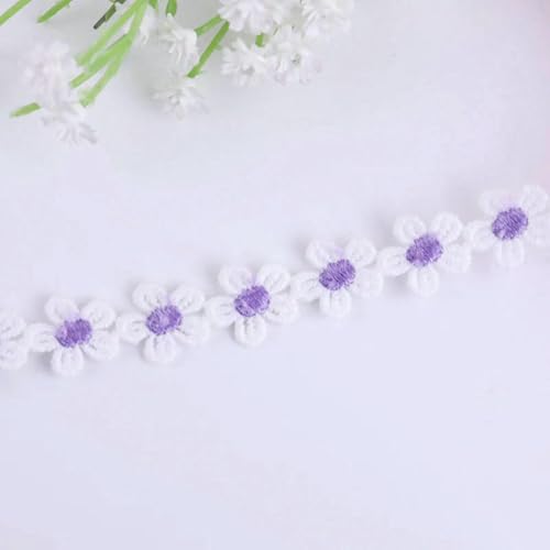 Yards Stickerei Kleine Blütenblattspitze Barcode DIY Handarbeit Nähen Kleidung Stirnband Zubehör Bestickte Spitze-10 Yards Stickerei Kleine Blütenblattspitze Barcode DIY Handarbeit Nähen Kleidung Stirnband Zubehör Bestickte Spitze-10 von ZFISH