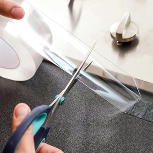 ZFISH Küche, Badezimmer, Dusche, wasserdichtes, schimmelresistentes Klebeband, Waschbecken, Bad, Dichtungsband, selbstklebendes, wasserdichtes Nano-Dichtungsband, 0,5 mm dick, 15 m, 30 mm Breite ZFISH Küche, Badezimmer, Dusche, wasserdichtes, schimmelresistentes Klebeband, Waschbecken, Bad, Dichtungsband, selbstklebendes, wasserdichtes Nano-Dichtungsband, 0,5 mm dick, 15 m, 30 mm Breite von ZFISH