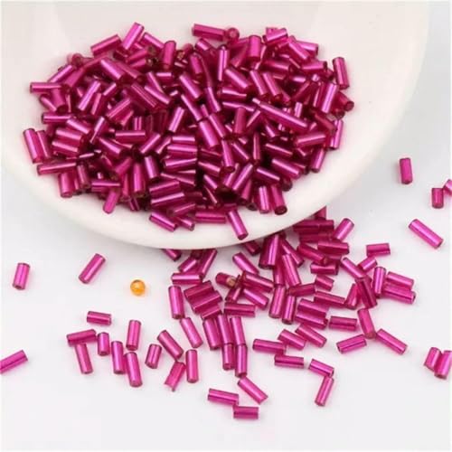 x 2 mm, 2 x 4,0 mm, 2 x 6 mm, silbergefüllte Röhrenperlen, handgenähte Perlen, Reisperlen, DIY, handgefertigtes Armbandzubehör, H-Röhre, Großhandel. - Dunkelrosarot 8 – 2 x 6 mm, 14. x 2 mm, 2 x 4,0 mm, 2 x 6 mm, silbergefüllte Röhrenperlen, handgenähte Perlen, Reisperlen, DIY, handgefertigtes Armbandzubehör, H-Röhre, Großhandel. - Dunkelrosarot 8 – 2 x 6 mm, 14. von ZFISH