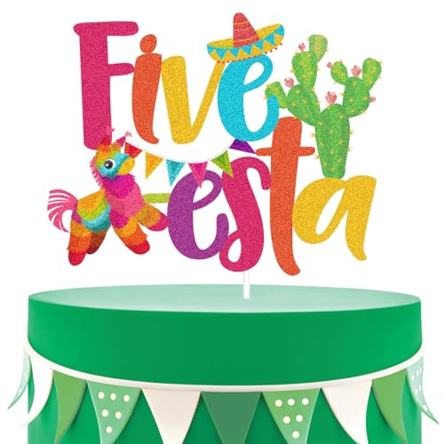 Five-esta Tortenaufsatz "Happy 5th Birthday", Fiesta-Kuchenaufsatz (Five-esta) von ZFMY Wong