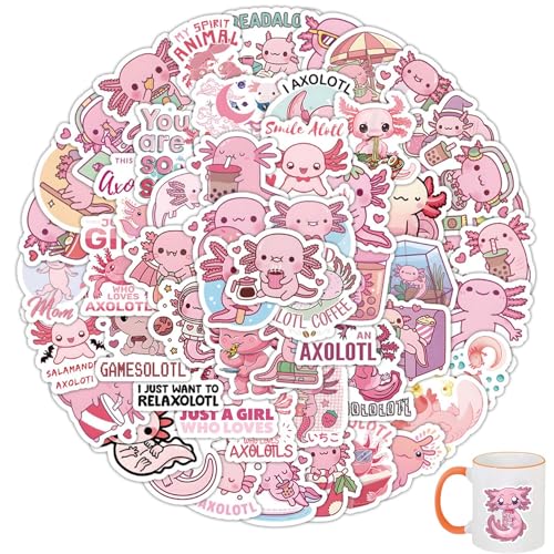 100 Stück Axolotl Süße Sticker Cute, Süße Graffiti-Aufkleber, Sticker Kinder, Wasserfester Vinyl-Aufkleber Im Graffiti-Stil, Geeignet Für Motorräder, Fahrräder, Skateboards, Gepäck, Laptops 100 Stück Axolotl Süße Sticker Cute, Süße Graffiti-Aufkleber, Sticker Kinder, Wasserfester Vinyl-Aufkleber Im Graffiti-Stil, Geeignet Für Motorräder, Fahrräder, Skateboards, Gepäck, Laptops von ZFRITP