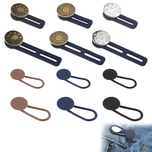 12 Stück Hosenverlängerung, Hosenverlängerung, Jeansknopf, Erweiterungshose, Schwangerschaftshose, für Jeans, Hosen, Hemd, Hose, Umstandshose 12 Stück Hosenverlängerung, Hosenverlängerung, Jeansknopf, Erweiterungshose, Schwangerschaftshose, für Jeans, Hosen, Hemd, Hose, Umstandshose von ZFRITP