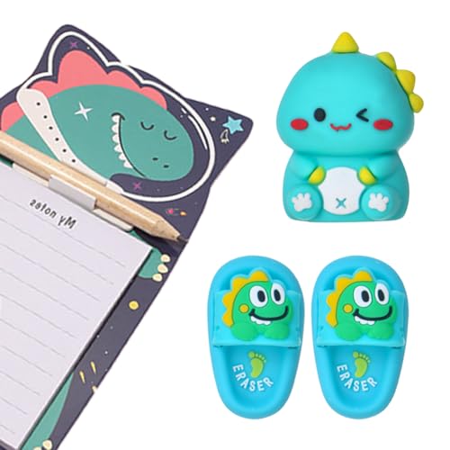 Tiere Radiergummis, Mini Tier Kunststoffe Bleistiftspitzer Schüler, Cartoon Radiergummi Niedliche, Dinosaurier Muster Magnetischer Notizblock, Cute Dinosaurier Stationery Set Tiere Radiergummis, Mini Tier Kunststoffe Bleistiftspitzer Schüler, Cartoon Radiergummi Niedliche, Dinosaurier Muster Magnetischer Notizblock, Cute Dinosaurier Stationery Set von ZGCXRTO