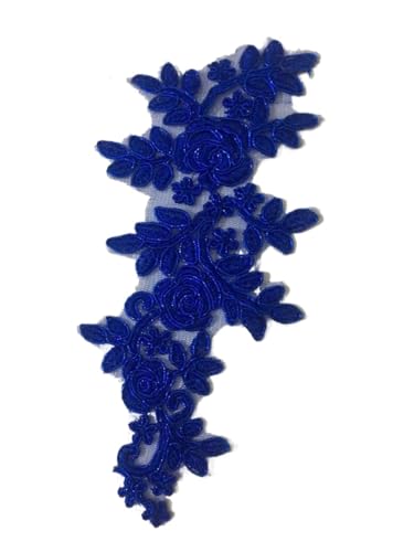 4Pcs Lace Appliques Embroider Patch Wedding Dress Lace Decoration 19X8cm Für Kleidung(Color1) von ZGCrumphant