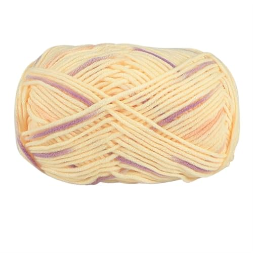 5 Stränge bunte, weiche Baumwoll-Strickwolle, Garn for Häkeln, Basteln, Häkeln, Effektgarn, DIY, Handstricken, Pullover, Kleidung für Anfänger(Color13) von ZGCrumphant