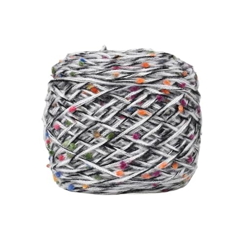 60g Haken Regenbogen Zucker Candy Bean Thread süße Garn Wolle for Stricken DIY Weben Handwerk Schal Hand gemischt Thread für Anfänger(Color 05) von ZGCrumphant