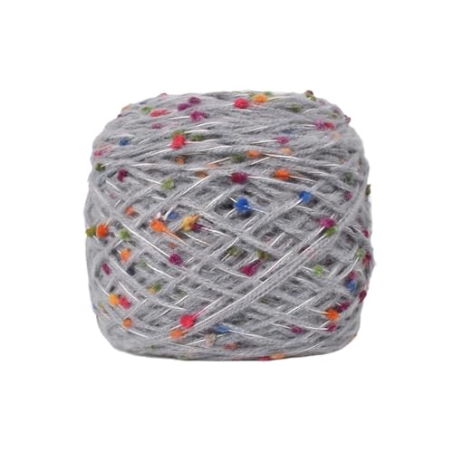 60g Haken Regenbogen Zucker Candy Bean Thread süße Garn Wolle for Stricken DIY Weben Handwerk Schal Hand gemischt Thread für Anfänger(Color 07) von ZGCrumphant