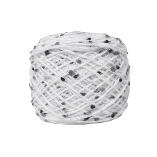 60g Haken Regenbogen Zucker Candy Bean Thread süße Garn Wolle for Stricken DIY Weben Handwerk Schal Hand gemischt Thread für Anfänger(Color 09) von ZGCrumphant